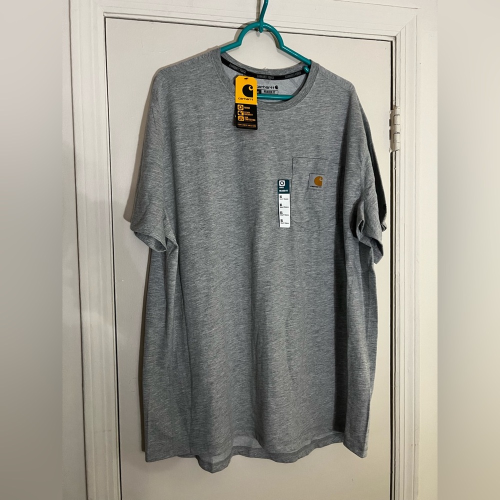 Grey Carhartt pocket t-shirt #workwear
Size XL
Brand New
